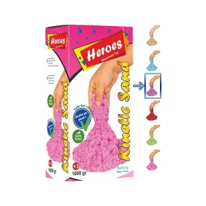 Heroes Kinetik Kum 1000gr. Açık Pembe