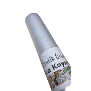 Eva Kaymaz 45cm x 10 Metre Şeffaf Kaymaz Raf Dolap İçi ve Çekmece İçi Örtüsü