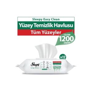 Easy Clean Yüzey Temizlik Havlusu&mendili 12x100 (1200 YAPRAK)