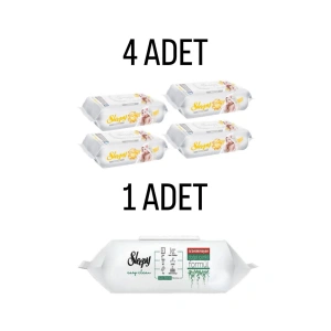 Sensitive Islak Havlu 4x90 Lı 360 Yaprak-Sleepy Easy Clean 100 Lü YÜZEY HAVLUSU 1 ADET