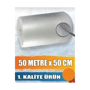 Balonlu Naylon 1.sınıf Balonlu Poşet Patpat Havalı Naylon Pat Pat Ambalaj Pat Pat-50cm X 50metre
