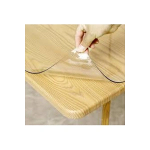 ŞEFFAF MASA ÖRTÜSÜ 1,7 mm 80 cm x 140 cm Kalın Pvc Kaymaz Masa Örtüsü Koruyucu 80 CM X 140 CM