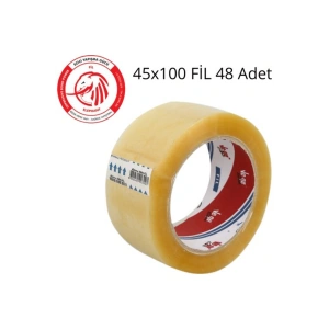 Fil 45 Mm x 100 Mt Ambalaj Bantı Şeffaf 48 Adet