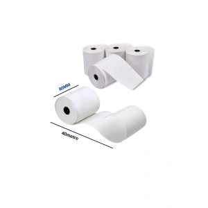 Termal Yazıcı Rulosu, Termal Adisyon Kağıdı 80*40 80mm X 40metre Adisyon Yazıcı Kağıdı (10LU)