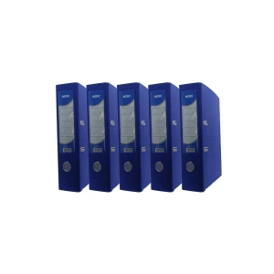 Geniş Plastik Klasör (56411-130) Mavi 5 Li Paket