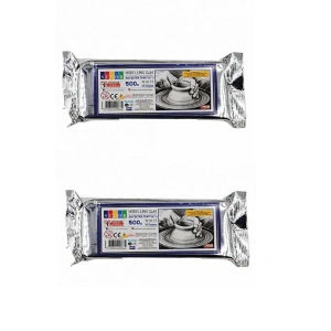 Seramik Hamuru Beyaz 500 Gr. (2 Adet)