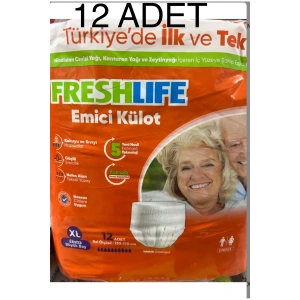 Fresh Life Yetişkin Emici Külot Bez Xl 12 Adet