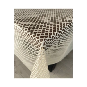 Hasır Desen Petek Model Masa Örtüsü Şık Görünüm