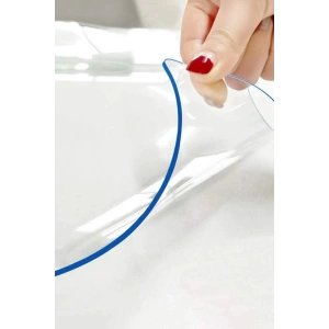 1.4 Mm Net Kalınlık Şeffaf Kalın PVC Masa Koruyucu Mika Masa Örtüsü