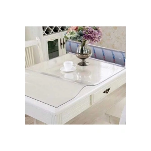 1.2 mm KALINLIK 90 cm en Şeffaf  Kalın PVS Masa Koruyucu Mika Masa Örtüsü