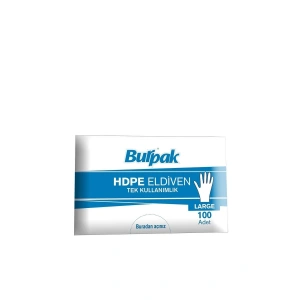 Pet Hışır Şeffaf Eldiven L Beden 100lü