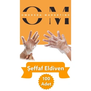 Şeffaf Poşet Eldiven 100lü 2* Paket (200 ADET) *tek Kullanımlık
