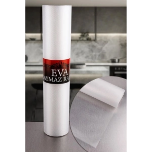 Eva Şeffaf Raf Örtüsü-Dolap Ve Çekmece İçi Kaymaz Kaydırmaz Örtü 45X10