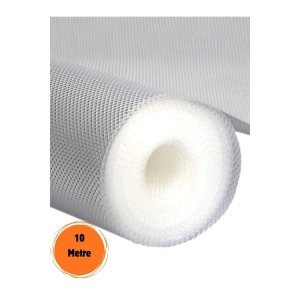 10 Metre Şeffaf Raf Örtüsü Dolap Ve Çekmece Içi Kaymaz Kaydırmaz Örtü-45x10 Mt