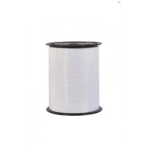 Beyaz Düz Şerit Rafya 200 Metre 8 mm – Hediye Paketi Süsleme Rafyası – Dayanıklı Paketleme Bağlama Kurdelesi (1 Adet)