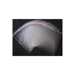 8,5 Cm X 15 Cm. Şeffaf Bantlı Jelatin - Yapışkanlı Poşet - 1000 Adet