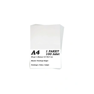 A4 Fotokopi Kağıdı 100lü Paket 80 Gr.
