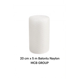 Balonlu Naylon 20cm x 5 Metre Dar Balonlu Ambalaj Naylon Ürün Paketleme Naylonu