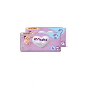 Bebek Bezi 4 Beden 60*2=120 Adet