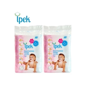 Bebek Temizleme Pamuğu 120 Adet (2pk*60)