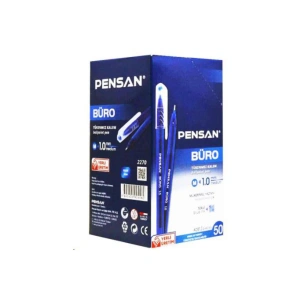 Büro Tükenmez Kalem Mavi 1 Mm 50li Paket