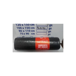 Çöp Poşeti Hantal 100*150 Siyah 10lu 600gr 1 Rulo