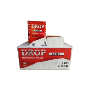 Dispenser Havlu / Z Katlama / 2 Kat / 200 Adetlik 12 Paket / Koli