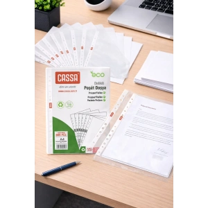 1000 ADET Delikli Poşet Dosya 100lü X 10paket