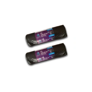 Endüstriyel 100x150 cm Siyah Çöp Torbası   2 Adet Rulo 10lu