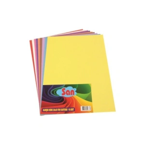 Fon Kartonu 25x35 Cm Karışık Poşetli San103 10 Lu (1 Paket 10 Adet)