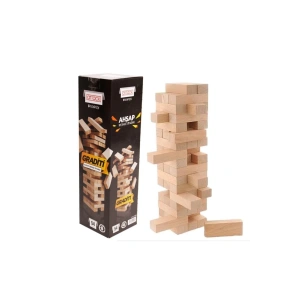 Graditi Jenga Ahşap Denge Oyunu 54 Parça