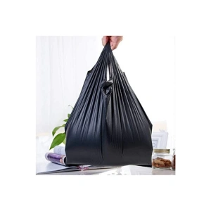 Hışır Atlet Poşet Renk Siyah Orta Boy 28x50 Cm 1 Kg