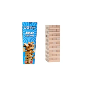 Jenga Büyük Boy Ahşap Denge Oyunu 54 Parça