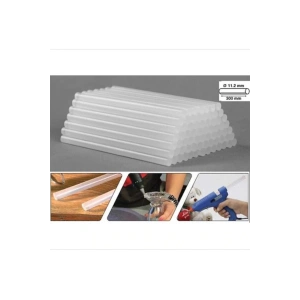 Kalın Silikon Çubuk Sıcak Silikon Tabanca Mumu 30 Cm 11.2 Mm (10 ADET)