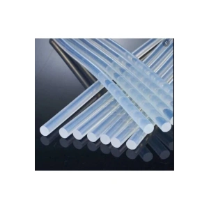 Kalın Silikon Çubuk Sıcak Silikon Tabanca Mumu Seffaf Silikon Mumu 10 Adet