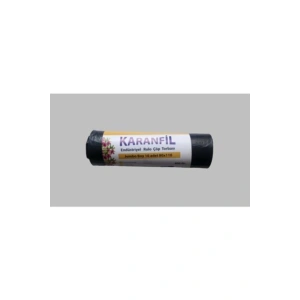 Karanfil Siyah Endüstriyel Jumbo Boy 80x110 Cm 5 Rulo(10 ADET)çöp Poşeti