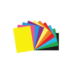 K.color 25*35 160gr 10lu Karışık Poş. Fon Kartonu