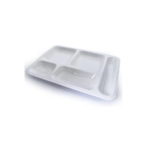 Kırılmaz 5 Bölmeli Polikarbon Tabldot