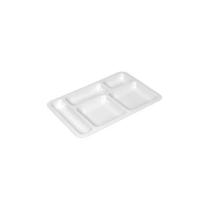 Kırılmaz Plastik Tabldot Tabak 5 Gözlü A Kalite 10 Adet