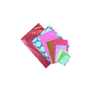 Metalize Hediye Paketi Bantlı 35x45cm 100 Adet Karışık