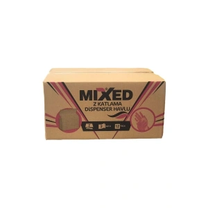 Mıxed Z Katlama Dispencer Havlu 100lü 12 Paket
