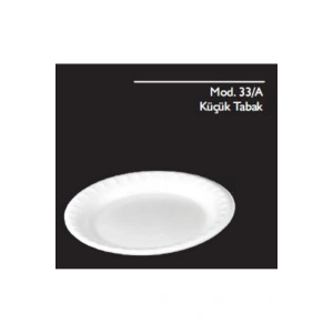 Mod 33/a 100 Lü Pk Çap : 18 Cm Küçük Köpük Tabak & Anı