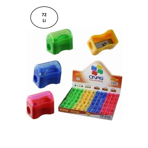 Ns-2062 Öğrenci Kalemtraşı Kapaklı (72 Li Paket)