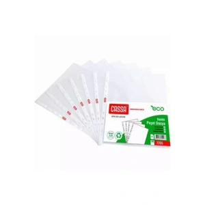 Poşet Dosya Eco 35 Mic 100 Lü A4 Şeffaf 7255