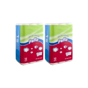 Pufla 12li Havlu 12x2=24 Rulo