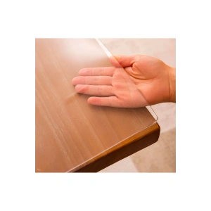 Pvc Masa Örtüsü Ve Koruyucusu Süper Net Yumuşak Seffaf Su Geçirmez Isıya Dayanıklı