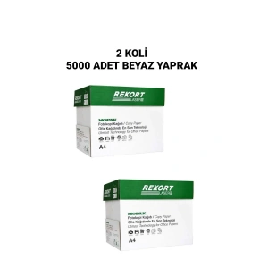 Rekort A4 Fotokkoki Kağıdı 5.000 Adet Beyaz Yaprak