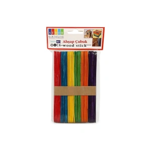 Renkli Ahşap Dil Çubuğu