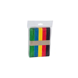 Renkli Ahşap Dil Çubuğu (ABESLANG) - 50 Adet