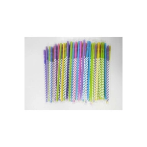 Renkli Körüklü Jelatinli Frozen Pipet 100 Lü Paket